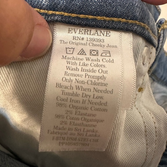 Everlane The Cheeky Jean Original Medium Wash Jeans Straight Reg Size 29 Ethical - Picture 3 of 4